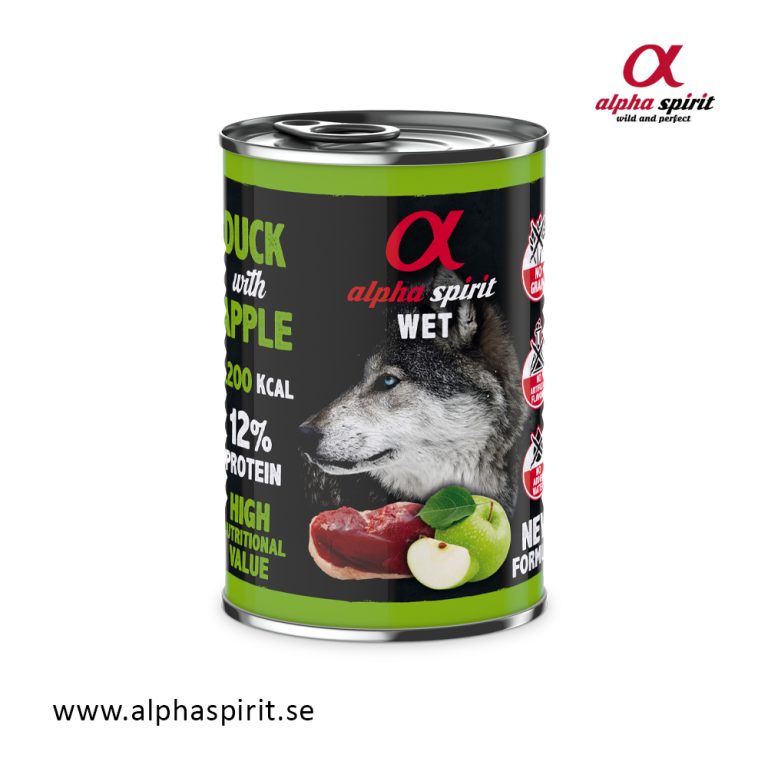 Burk Anka med äpple 400 gram