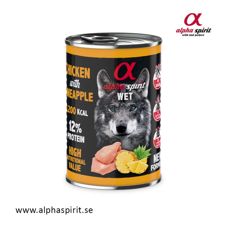 Burk Kyckling med ananas 400 gram