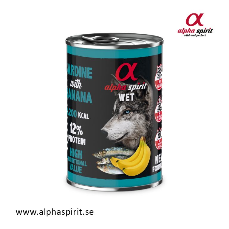 Burk Sardin med banan 400 gram