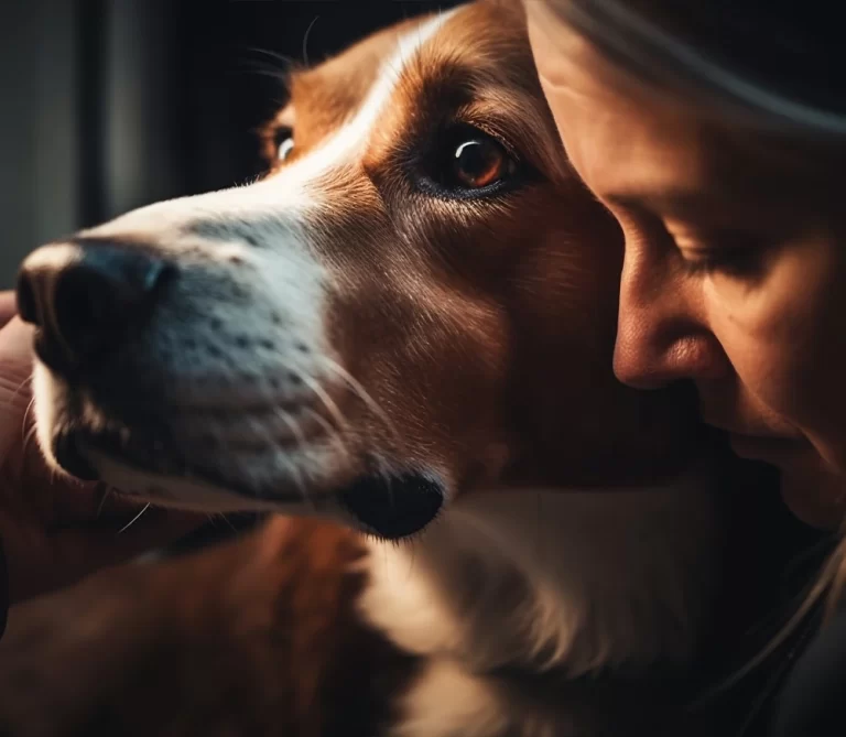 hundar känner lukten av stress