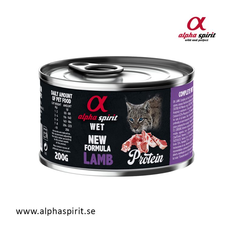 Alpha Spirit katt lamm 200g